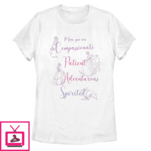 Women’S Disney Princesses Mom Qualities T-Shirt