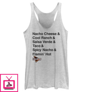 Women’S Doritos Flavors Stack Racerback Tank Top