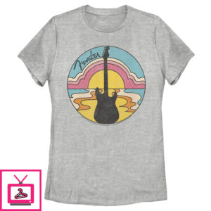 Women’S Fender 70S Guitar Silhouette T-Shirt