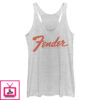 Women’S Fender Classic Logo Racerback Tank Top