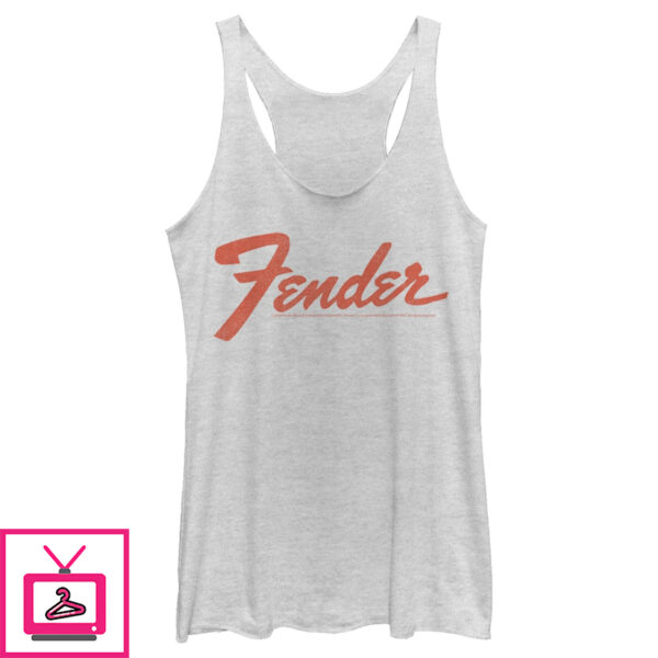 Women’S Fender Classic Logo Racerback Tank Top