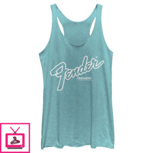 Women’S Fender Telecaster Logo Racerback Tank Top