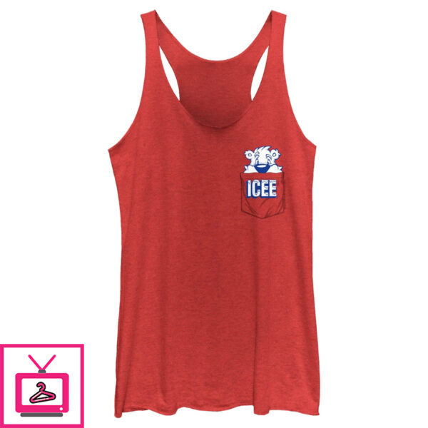 Women’S Icee Peekaboo Bear Racerback Tank Top