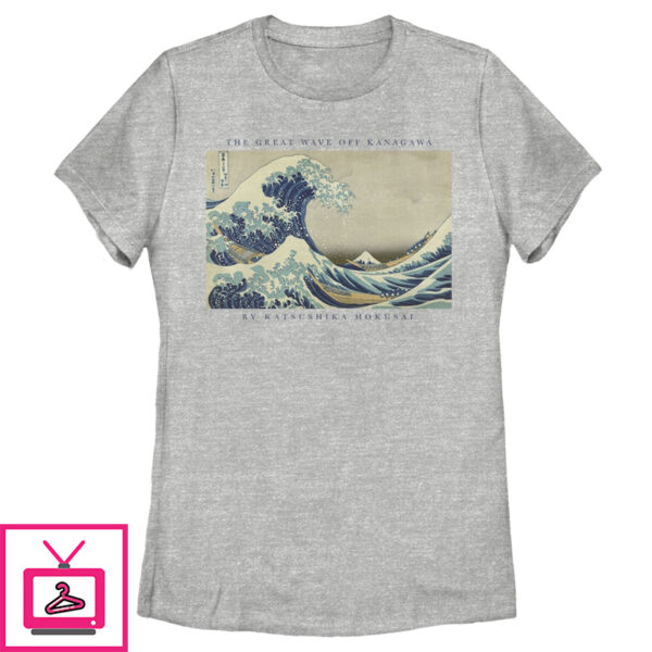 Women’S Lost Gods Classic Great Wave Art T-Shirt