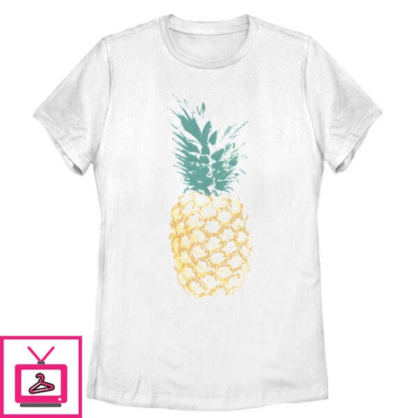 Women’S Lost Gods Distressed Pineapple T-Shirt