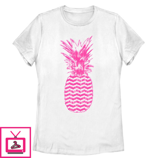 Women’S Lost Gods Geometric Print Pineapple T-Shirt