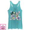 Women’S Mickey & Friends ’80S Minnie And Mickey Mouse Racerback Tank Top