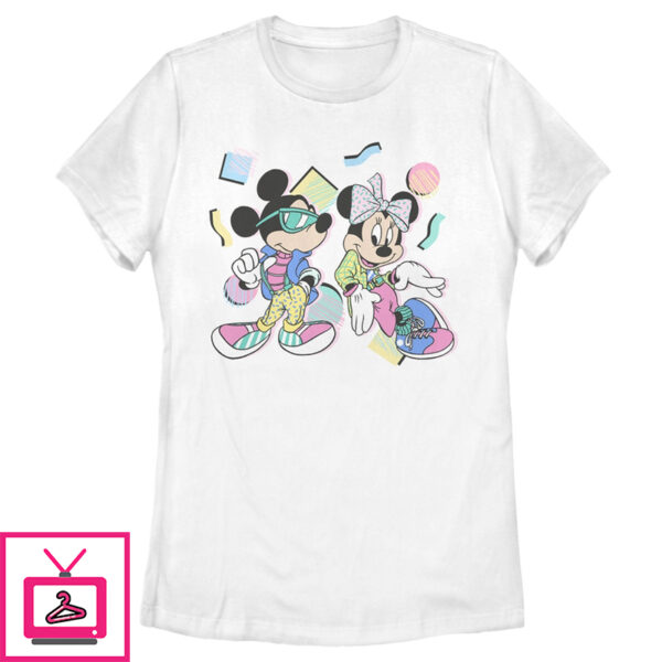 Women’S Mickey & Friends ’80S Minnie And Mickey Mouse T-Shirt