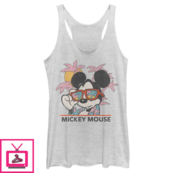 Women’S Mickey & Friends Beach Ready Mickey Mouse Racerback Tank Top