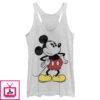 Women’S Mickey & Friends Classic Mickey Distressed Racerback Tank Top