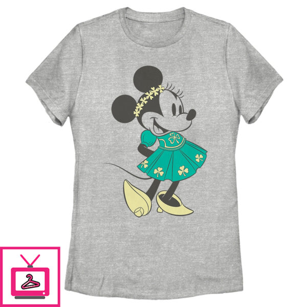 Women’S Mickey & Friends Flower Girl Minnie T-Shirt