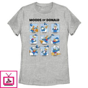 Women’S Mickey & Friends Moods Of Donald Duck T-Shirt