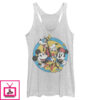 Women’S Mickey & Friends Retro Buddies Racerback Tank Top