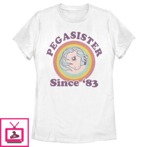 Women’S My Little Pony Retro Pegasister Since 1983 T-Shirt