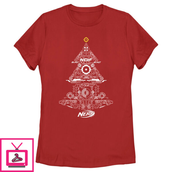 Women’S Nerf Nerf Christmas Tree T-Shirt