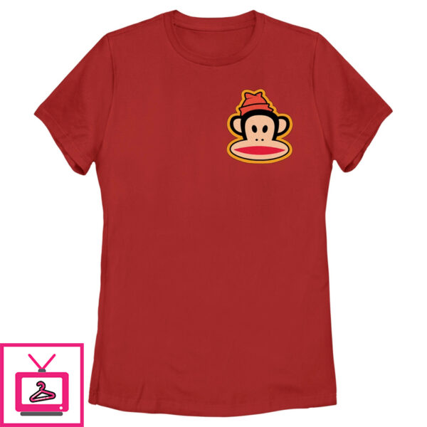 Women’S Paul Frank Julius Beanie Left Chest T-Shirt