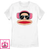 Women’S Paul Frank Julius Cool Headphones T-Shirt