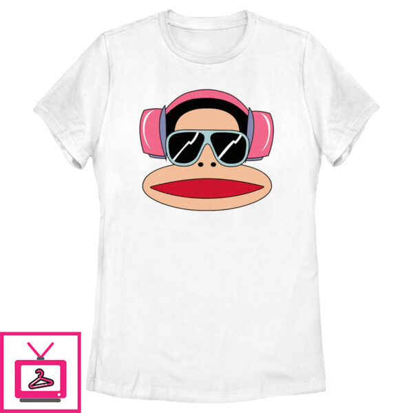 Women’S Paul Frank Julius Cool Headphones T-Shirt