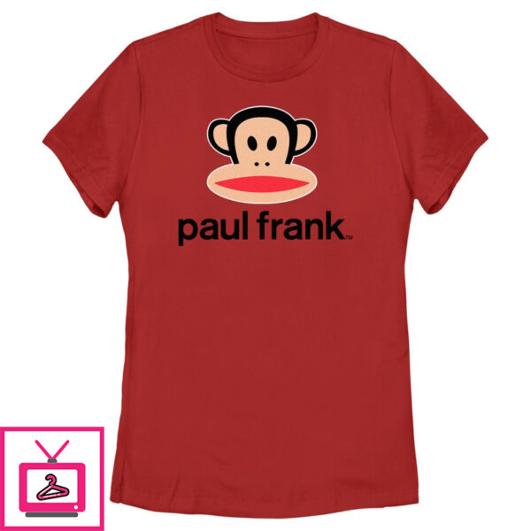 Women’S Paul Frank Logo Julius Black T-Shirt