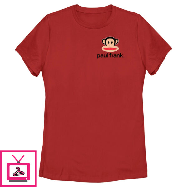 Women’S Paul Frank Logo Julius Left Chest T-Shirt