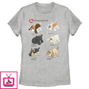 Women’S Pound Puppies Puppy Chart T-Shirt