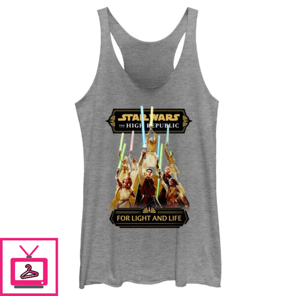 Women’S Star Wars The High Republic Jedi For Light And Life Racerback Tank Top