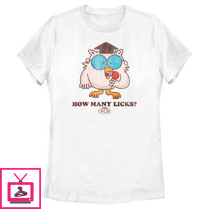 Women’S Tootsie Pop Mr. Owl How Many Licks T-Shirt