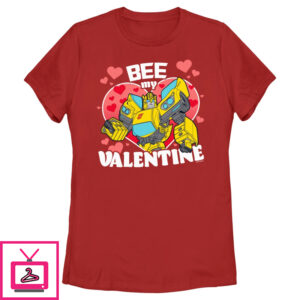 Women’S Transformers Bumblebee Bee My Valentine T-Shirt