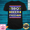 Attractive Bbq Beer Freedom Ugly Christmas T-Shirt
