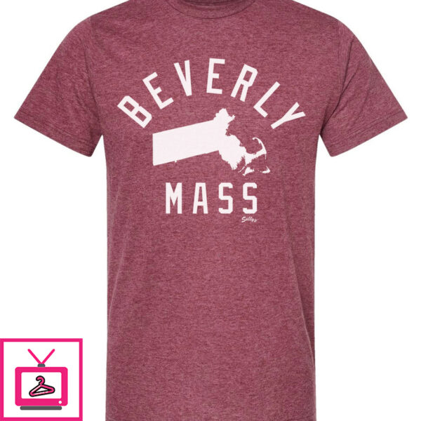 Beverly, Mass Commonwealth Shape T-Shirt