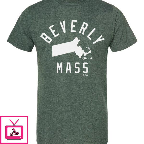 Beverly, Mass Commonwealth Shape T-Shirt