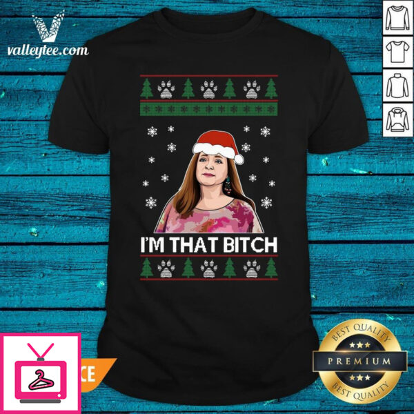 Cool Carole Baskin I’M That Bitch Ugly Christmas T-Shirt