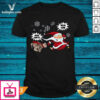 Cute Cat Dear Santa Dear God Ugly Christmas T-Shirt