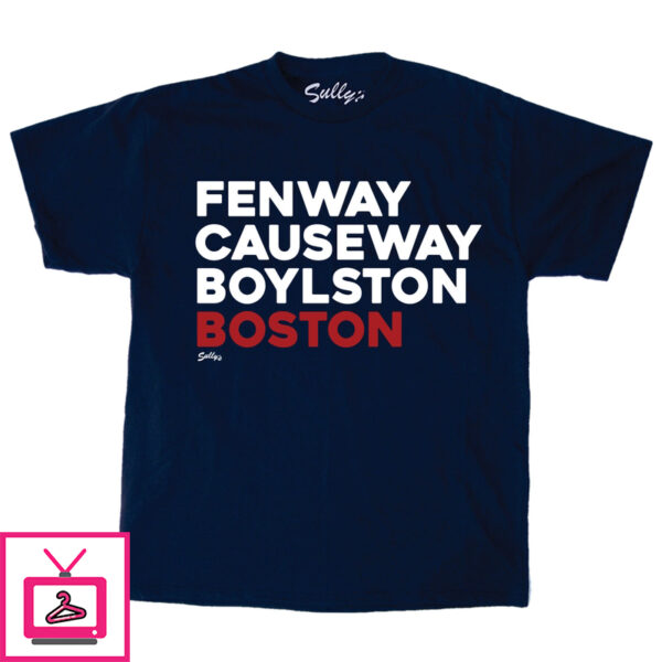 Fenway Causeway Boylston Boston – Baseball – T-Shirt