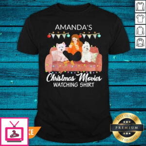 Good Shih Tzu Amanda’S Christmas Movies Watching T-Shirt