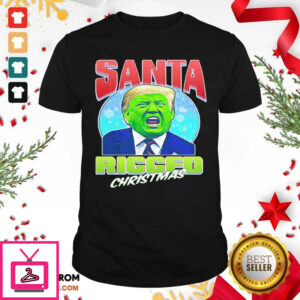 Happy Santa Ricced Christmas Donald Trump Election T-Shirt