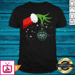 Hot The Grinch Christmas Ornament New York Jets Sweat T-Shirt