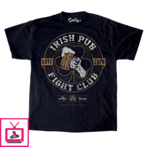 Irish Pub Fight Club – Black T-Shirt