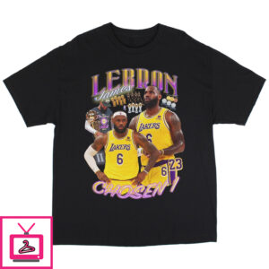 Lebron James Vintage Lakers T-Shirt