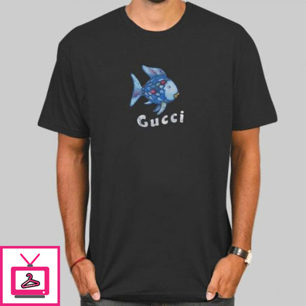 Mega Yacht Rainbow Fish T-Shirt Cheap