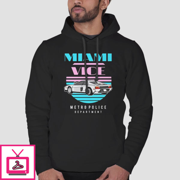 Metro Police Miami Vice T-Shirt Cheap