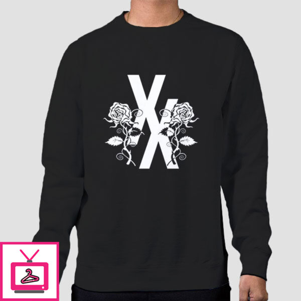 Mgk Xx Rose Flowers T-Shirt Cheap