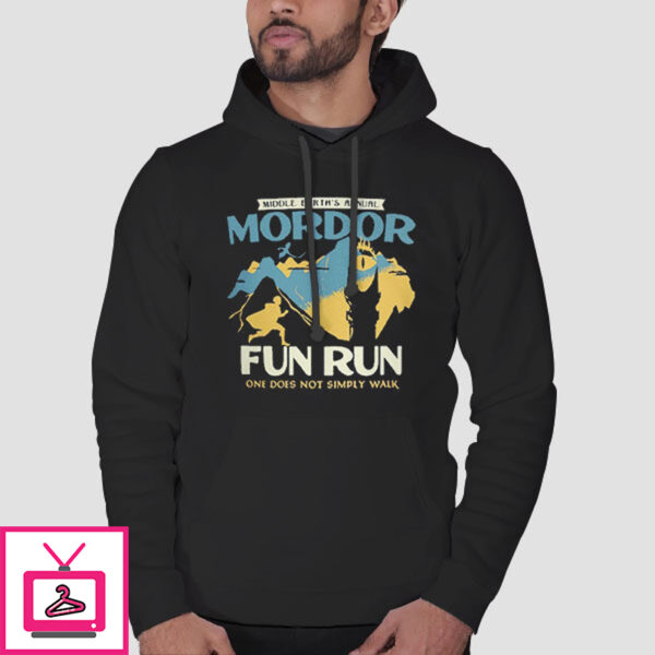 Middle Earth’S Annual Mordor Fun Run T-Shirt Cheap