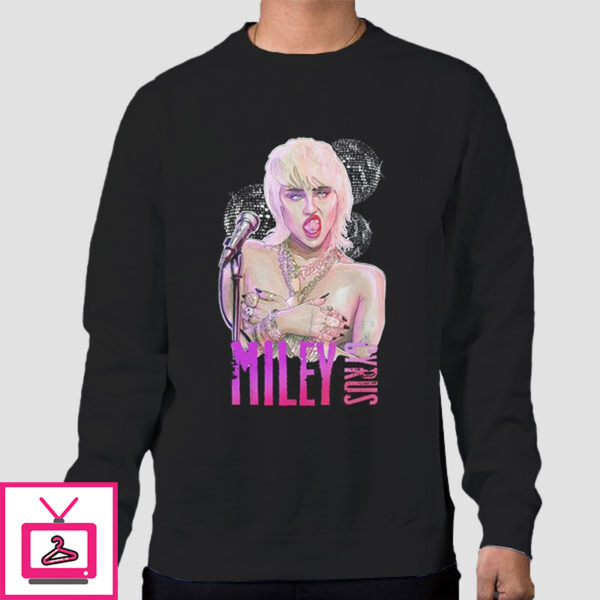 Midnight Sky Disco Miley Cyrus T-Shirt Cheap