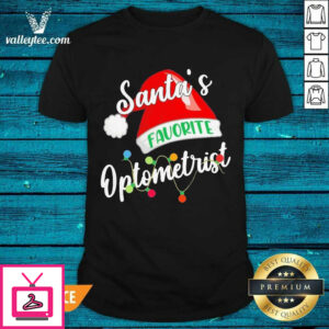 Sweet Santa’S Favorite Optometrist Christmas T-Shirt