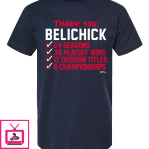 Thank You Belichick Checklist T-Shirt