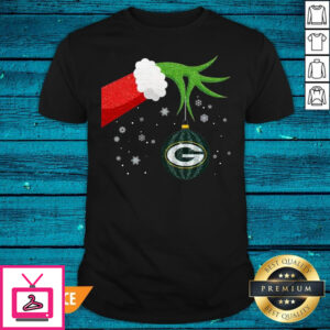 Top The Grinch Christmas Ornament Green Bay Packers Sweat T-Shirt