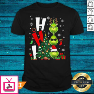 Wicked Santa Grinch Ho Ho Ho Christmas T-Shirt