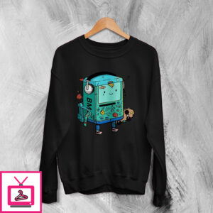 Adventure Time Sweatshirt Cartoon BMO Sweater Animated Character