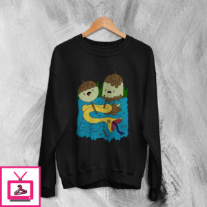 Adventure Time Sweatshirt Funny Cartoon Sweater Animated Series